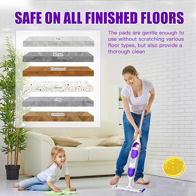 Power Mop Pads Refills for Swiffer PowerMop Multi-Surface Mopping Pad Disposable Replacement Mop Pads Compatible with Swiffer PowerMopSafe on All Finished Floors38 Count.