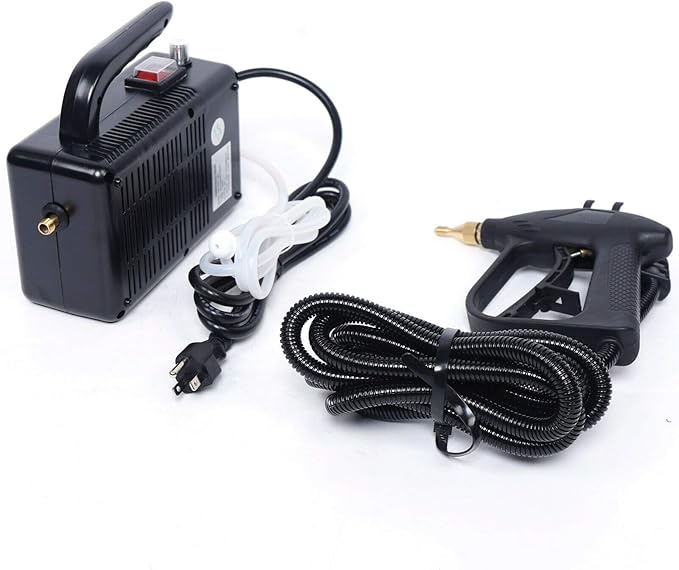 High Pressure Steam Cleaning Machine Handheld High Temperature Steam Cleaner 110V 1600W (Black)
