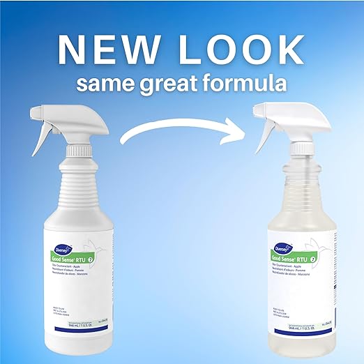 Diversey 04439 Good Sense RTU Liquid Odor Counteractant Apple Scent 32 oz Spray Bottle (Case of 12)