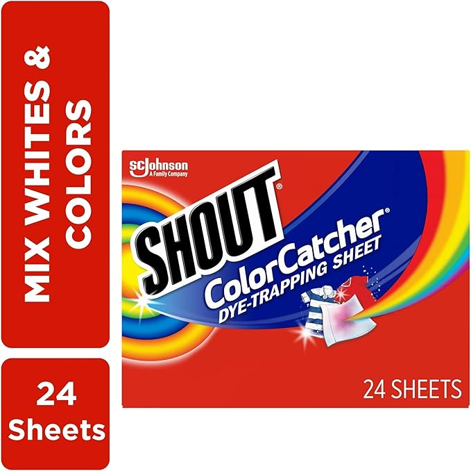 Shout Color Catcher Dye-Trapping In-Wash Cloths 24 ea - 2pc
