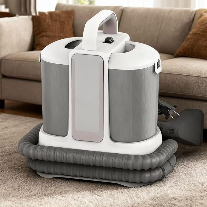 Portable Carpet Upholstery &amp Area Rug CleanerDeep Cleaning for Rugs Couch Car Interiors Stains Pet &amp Family FriendlyGrey