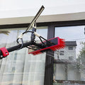 Extendable Telescopic Window Cleaning Brush 3-18M Water Fed Pole Aluminium Cleaner for Solar Panels 35Cm Brush for Efficient Cleaning(18FT/5.4M)