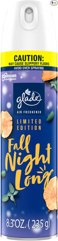 Glade Air Freshener Room Spray Fall Night Long 8.3 oz 6 Count
