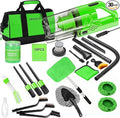Viewsun 30pcs Car Cleaning Kit Car Interior Detailing Kit with High Power Handheld Vacuum Detailing Brush Set Windshield Cleaner Cleaning Gel Complete Auto Accessories for Men Women