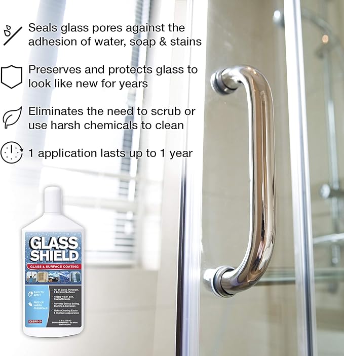 Invisible Shield Glass Shield PROTECTIVE Glass &amp Surface Coating: for Shower Glass Solar and More! 12 Pack