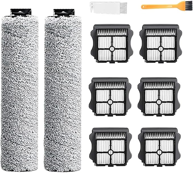 Washer Handheld Vacuum Spare Part Compatible for TINECO Floor One S3 / 3 Roller Brush Hepa Filte Accessories Cordless Wet Dry Floor(As Shown e) uyfgiufg8ig
