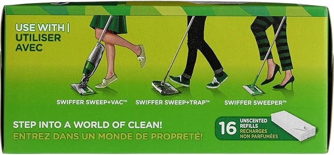 Swiffer Dry Sweeping Disposable Cloths 16 ct (Pack of 12) Natural 12