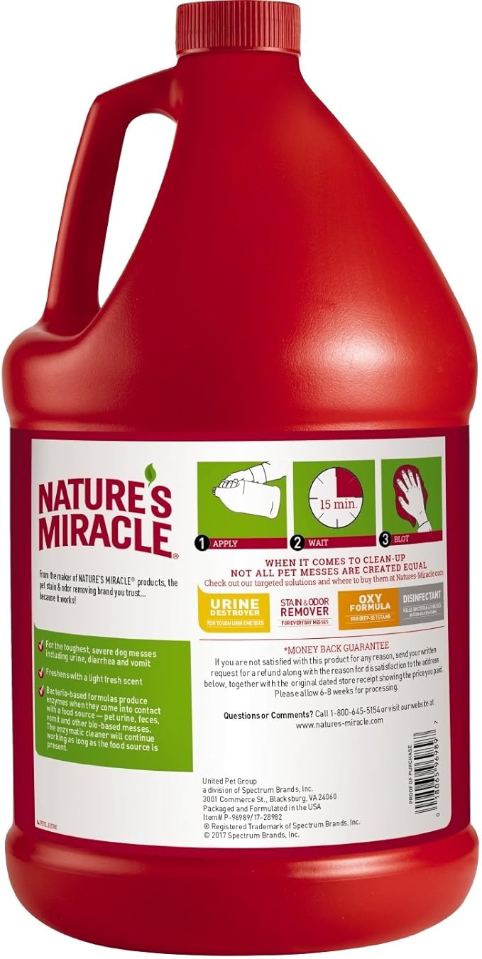 Nature's Miracle Advanced Stain and Odor Eliminator Gallon