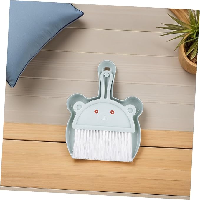 6 Sets Portable Mini Dustpan and Brush with Soft Bristles Compact Small Whisk Broom for Keyboard and Desk Cleaning Lightweight Construction Home and Office Desktop Cleaner