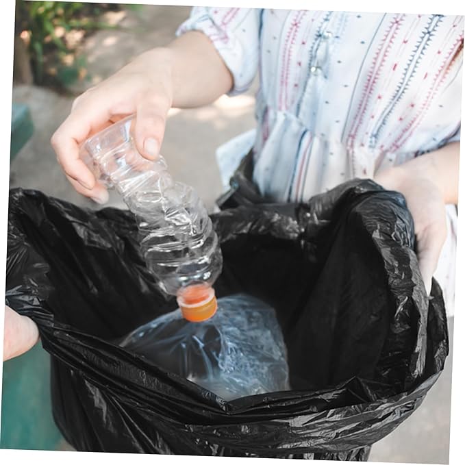 200Pcs Portable Toilet Trash Bags Rubbish Pouches for Camping Bathroom Kitchen Heavy Duty Design with Odor Locking Convenient Disposable