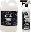 Rock Doctor Granite and Quartz Cleaner kit 64oz and 24oz. Cleans Tile Marble Kitchen Countertop and Natural Stone Surfaces Streak-Free Shine