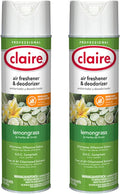 Claire CL1307 Lemongrass Air Freshener &amp Deodorizer (2 Pack)