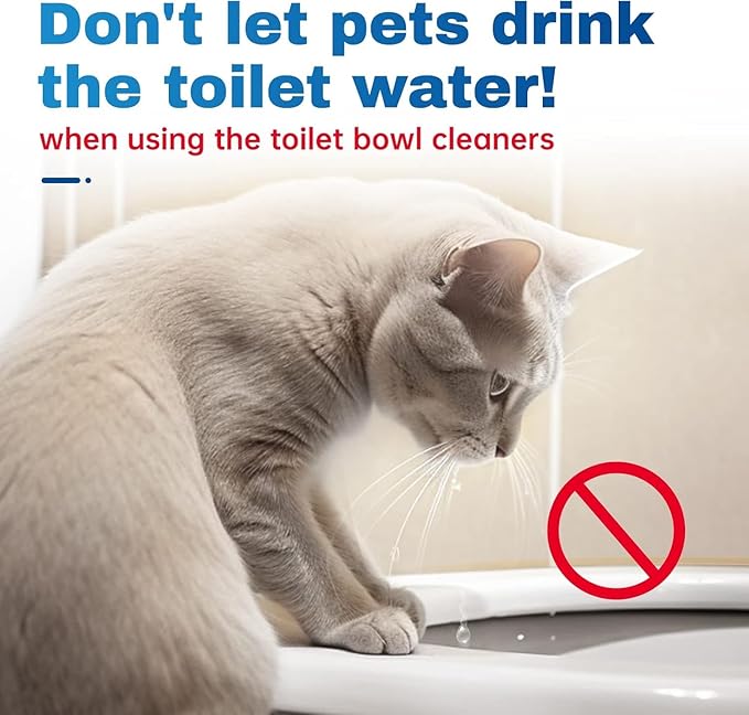 Vacplus Automatic Toilet Bowl Cleaner Tablets Drop-In Tank Cleaner for Bathroom Prevent Stains &amp Deodorize Long-Lasting Cleaning Tabs Easy-Use Freshener for Bowl &amp Tank 30 Pack