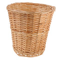 Veemoon Woven Wicker Trash Basket Rattan Wastebasket Multi Accessory for Bedroom Bathroom Living Office Stylish Pastoral Decor