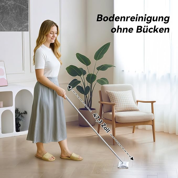 Sweeper 2-in-1 Dry + Wet Floor Mopping and Sweeping Kit Multi-Surface Kit for Floor Cleaning Kit Includes 1 Sweeper 14 Dry Sweeping Cloths 3 Wet Mopping Cloths