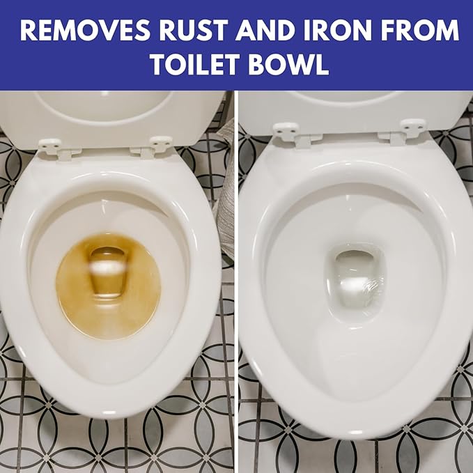 Don Aslett Johnny Mop &amp Foam n Flush Toilet Bowl Cleaner (32 Oz Bottle 2-Pack) Set | Environmentally Friendly &amp Biodegradable Organic Acid Formula Deodorizer | Scratch Free Bowl Swab