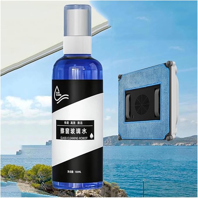 Window Cleaning Water Descaling Agent for Window Cleaner Robot Liquid Mirror Brightening Glass Descaling Spray Agent(3PCS)