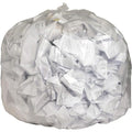 Genuine Joe GJO01016 Low-Density Flat Bottom Trash Can Liner 56 Gallon Capacity 48 Length x 43 Width x 0.80 mil Thickness Clear (Box of 100)
