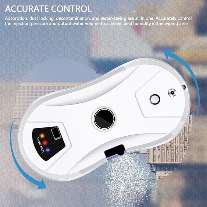 Auto Window Cleaning Robot Smart Cleaner Vacuum 5600pa Strong Suction for Indoor/Outdoor Window/High Buildings/Glass Door/Tiles