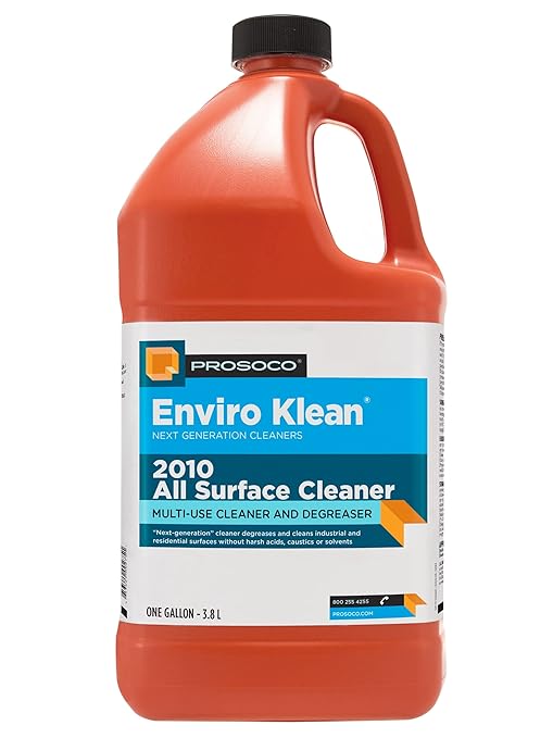 Prosoco Enviro Klean® 2010 All Surface Cleaner - Concentrated Industrial Strength All-Purpose &amp All-Surface/Hard Surface Cleaner - One diluted gallon can make up to 10 gallons