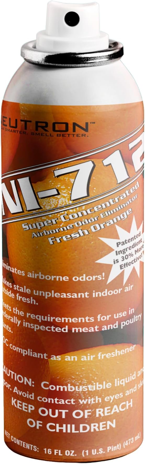 NI-712 Odor Eliminator Orange Continuous Spray 1 Can by NI