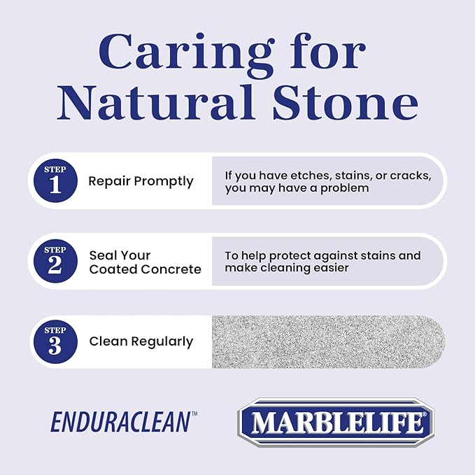 Marblelife EnduraCLEAN Garage and Indoor Concrete Floor Coating Cleaner Effective Basement &amp Garage Floor Cleaner Effective Concrete Cleaner Ready-To-Use Cement Cleaner &amp Degreaser 128 oz