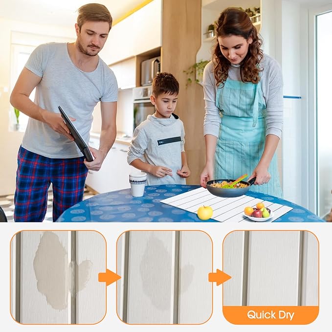 Stone Dish Drying Mat for Kitchen Counter16×12Instant Dry Super Absorbent Dish Drying Mat for Kitchen Counter Match Any Countertop (white)