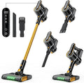 Cordless Vacuum Cleaner 600W 50000PA Stick Vacuum Cleaners and Mop In One4000mAh Battery with 60 Min Runtime LED Screen and Green Headlights Handheld Vacuum for Pet Hair Floors Carpet Sofa