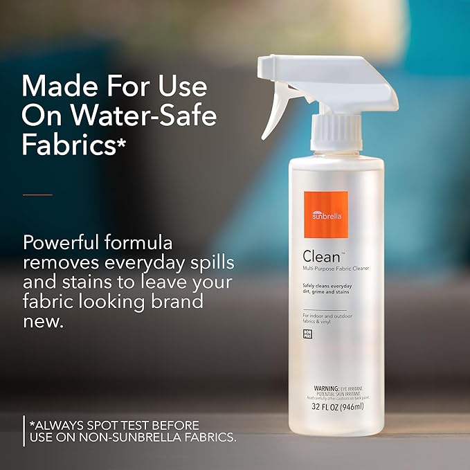 Sunbrella Clean (32 fl oz) + Extract (9.6 oz) Bundle | Clean Multi-Purpose Upholstery Cleaner with Extract Oil Stain Remover Fabric Cleaner