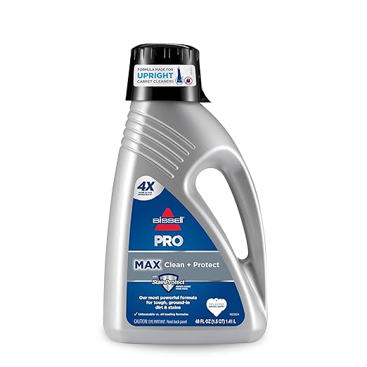 BiSSEll Little Green Pro Commercial Spot Cleaner BGSS1481 &amp Bissell 78H63 Deep Clean Pro 4X Deep Cleaning Concentrated Carpet Shampoo 48 Ounces - Silver