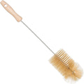 Redecker Natural Pig Bristle Soda Bottle Brush 15-Inches Flexible Wire Handle Made in Germany