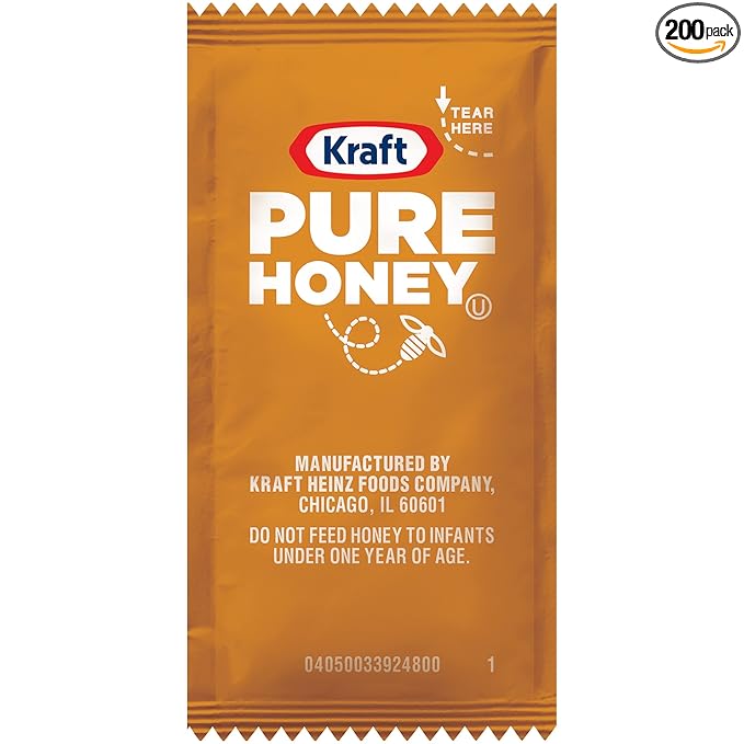 Kraft Honey Single Serve Packet (9 g Packets Pack of 200)