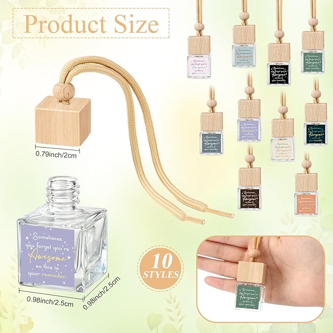 30 Pcs Appreciation Gift Bulk for Coworker Inspirational Empty Hanging Car Air Freshener Diffuser Sometimes You Forget Your Awesome Thank You Gifts for Nurse Staff Teachers