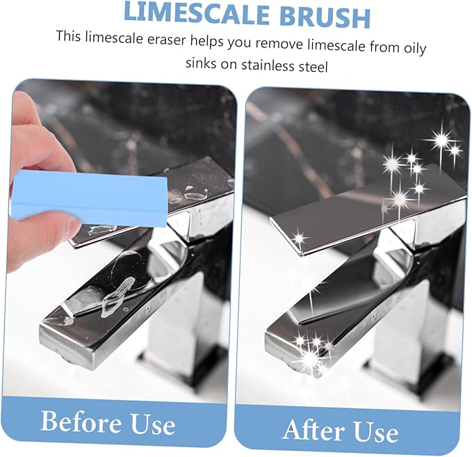 Toilet for Cleaning Limescale Remover Sandpaper Eraser Kitchen Sink Bath Tub Pool Grill Cleaner