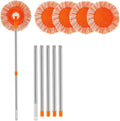 Mops with 230cm Extension Pole Dust Mop AdjustableCompatible for Wall Ceiling Window