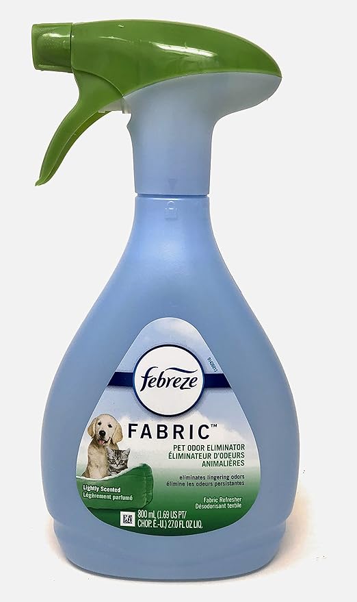 Febreze Fabric Refresher Value Pack Pet Odor Eliminator and Extra Strength Fabric Deodorizer 27 Fl Oz Pack of 2
