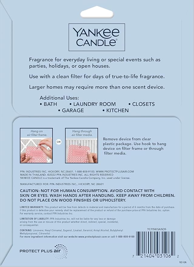 Yankee Candle Pink Sands Whole Home Air Freshener (Pack of 1)