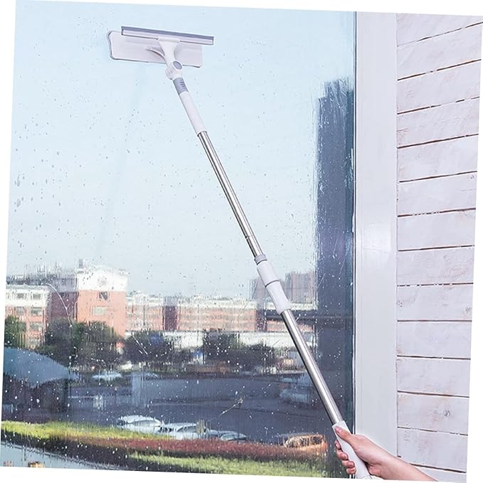 Ergonomic Glass Cleaning Wiper Multi-Purpose Window Cleaner Tool for Floor Window Scratch- Long-Lasting