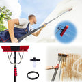 Washing Kit Water-fed Brush W/Soap Dispenser 3.6-6M Window Cleaning Pole Water Fed Telescopic BrushWindow Cleaner EquipmentExtendable Solar Panel Washing Equipmen (35cm Brush Head4.6M)