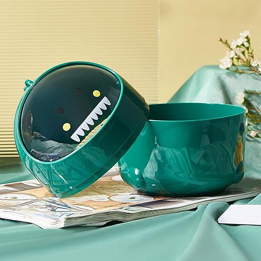 Mini Desktop Trash Can Plastic Mini Trash Can for Desk with Lid Small Cute Shaped Countertop Bin Waste Paper Bin Small Waste Bin for Dining Table Desk Home Office Easy Storage Big Size