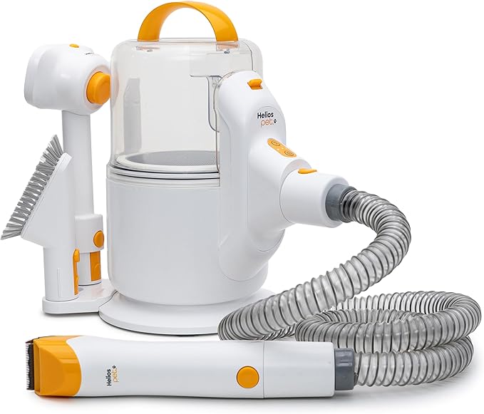 Deluxe Grooming Vacuum Cleaner - All-in-One Trimmer De-Shedding &amp Cleaning System for Dogs &amp Cats