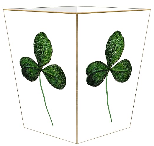 Marye-Kelley WB1200A-Single Clover Wastepaper Basket