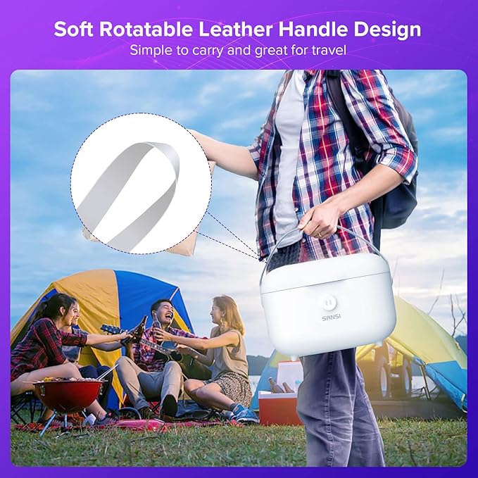 SANSI UV Light Sanitizer Box with 360° UVC Chips Sanitizes in 5 Minutes 5.1L Large Capacity Sanitizer for Baby &amp The Whole Family (15W)