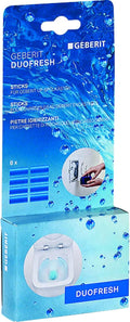 Geberit DuoFresh sticks (8 pieces for fresh fragrance and hygienic cleanliness in the toilet cleaning sticks) 244093001