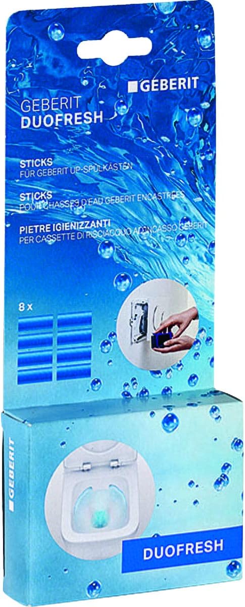 Geberit DuoFresh sticks (8 pieces for fresh fragrance and hygienic cleanliness in the toilet cleaning sticks) 244093001