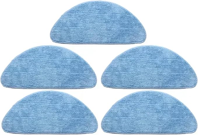 MIUYTRN Robot Cleaner Main Roller Side Brush Mop Cloth Rags X5X6X8 3 Robotic Vacuum Cleaner Parts cuicui(5pcs mop Cloth)