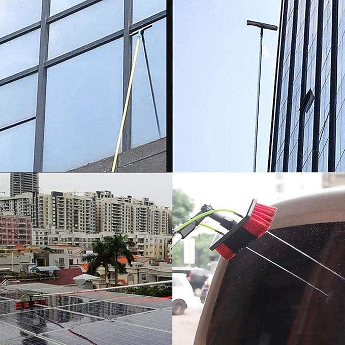 Water fed Pole SetOutdoor Telescopic Window Cleaning PoleWindow Cleaning PoleWater fedTelescopic BrushWindow Glass Cleaner