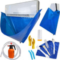 Mini Split Cleaning Kit for Wall-Mounted Air Conditioners - DIY AC Cleaning Bag with Drain Pipe Kettle &amp Brush Reusable Waterproof Cleaning Cover for Home/Office/Hotel