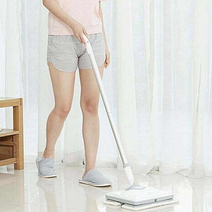 Multifunctional Steam Mop Home Wireless Electric Mop Mopping Machine Cleaning Mopping Machine Convenient Detachable Handheld Steam Cleaner White