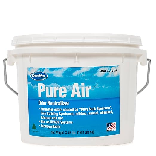 ComStar Pure Air Air-Scented Gel Tub Works Fast To Eliminate Unwanted Odors Biodegradable Great For Commercial Industrial Residential Healthcare Buildings Made In USA 3.75 Pounds (60-226)